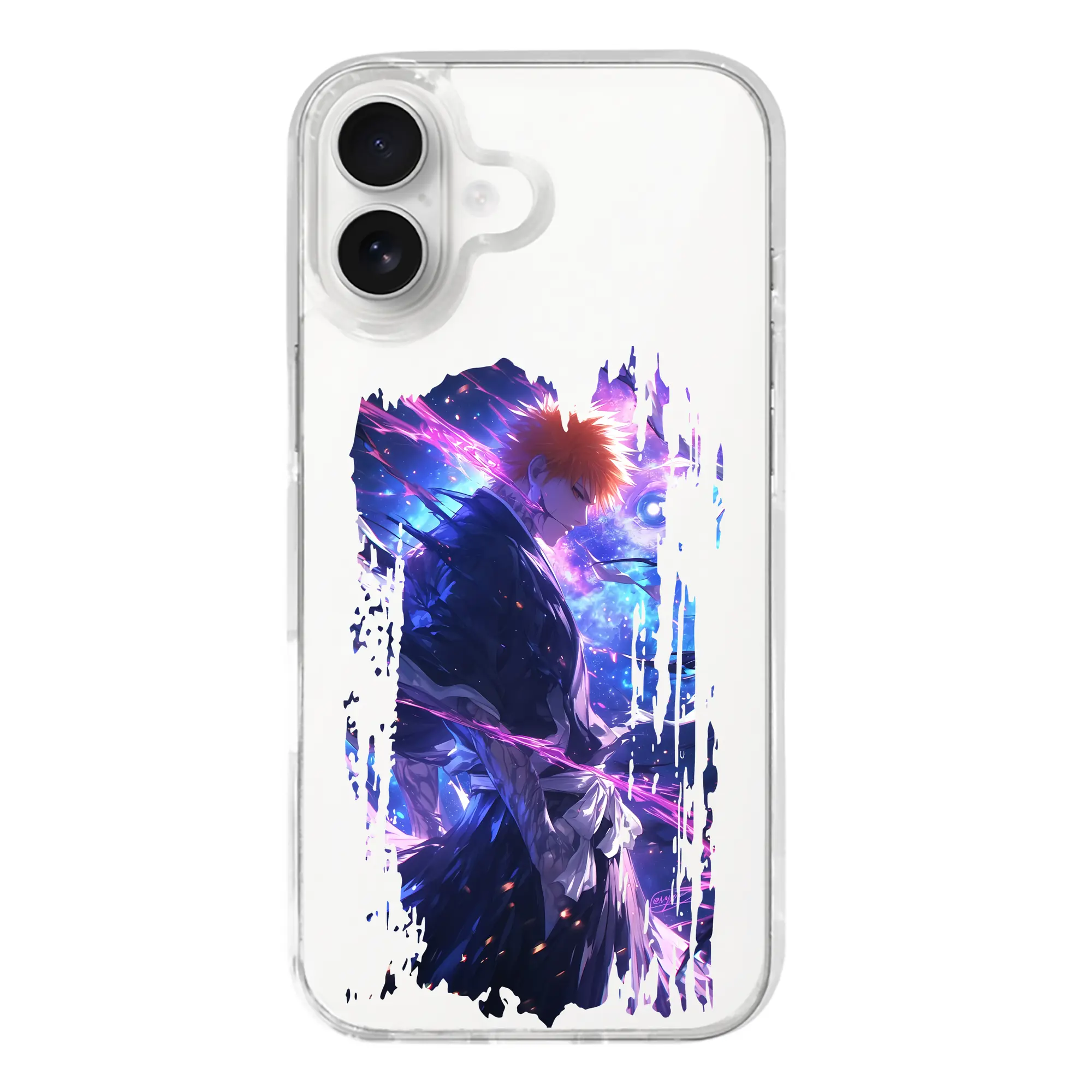 ブリーチ グッズ 黒崎 一護 - iPhone 17シリーズ 透明スマホケース – 薄型・耐衝撃・精密フィット保護カバー